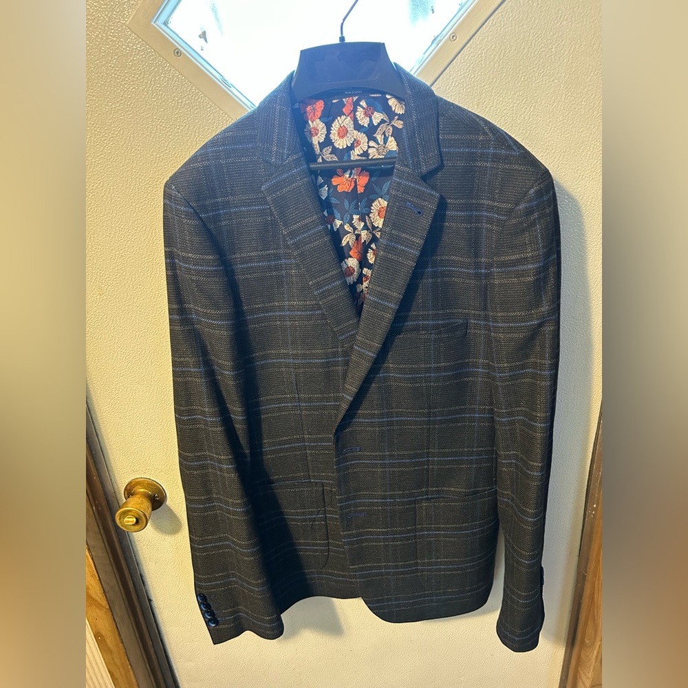 Paisley gray blazer